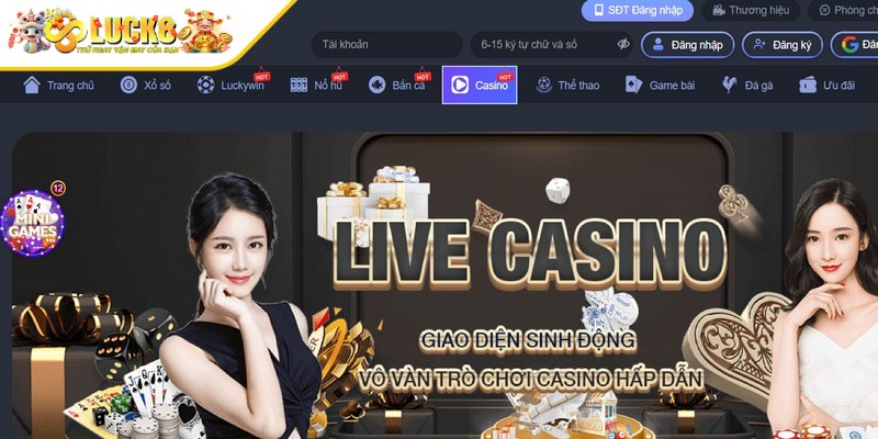Casino Luck8 là đơn vị thường xuyên đạt được các giải thưởng quốc tế 