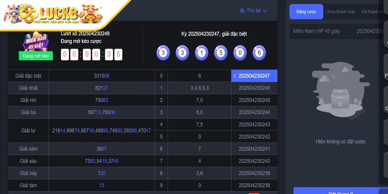 Các hình thức xổ số Luck8 nổi bật dễ tham gia