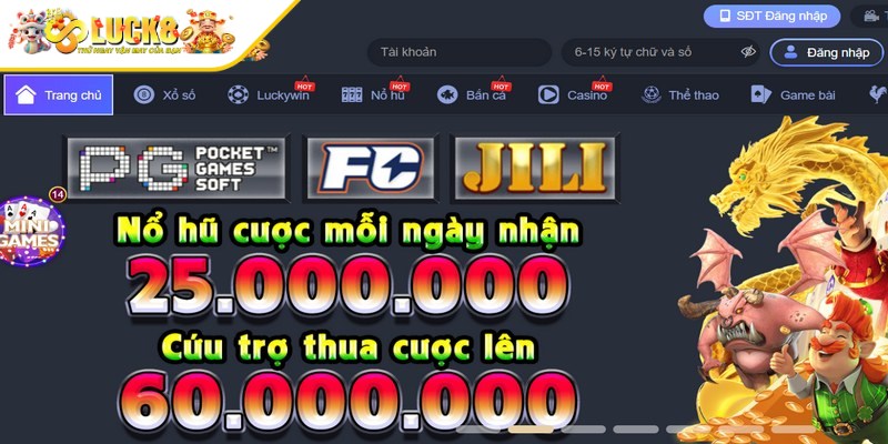 Luck8 đang sử dụng công nghệ bảo mật 128 bit SSL tiên tiến