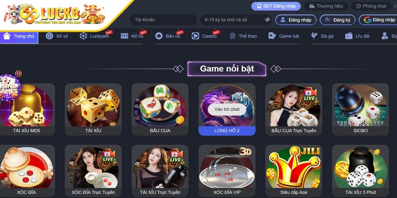 Các sản phẩm cá cược của nhà cái Luck8 là gì?