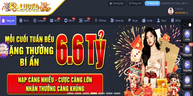 Nạp tiền Luck8 là bước quan trọng giúp người chơi tham gia các trò chơi